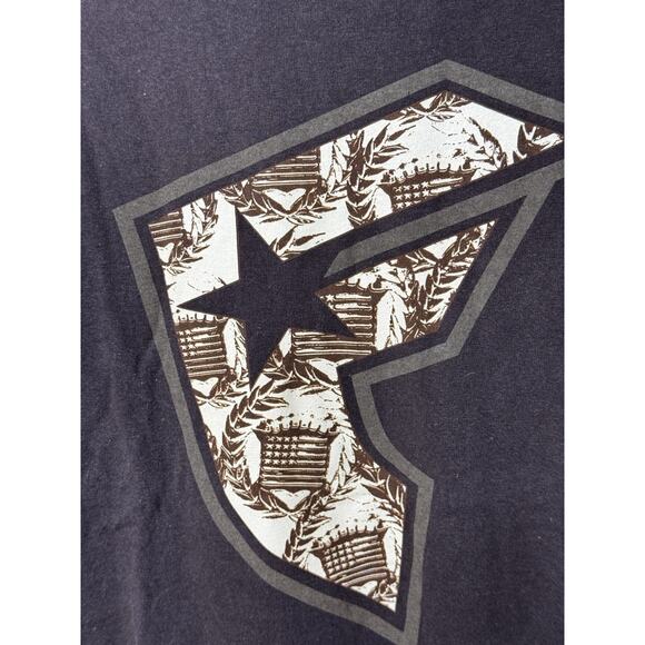Famous Stars and Straps Brown Logo T-Shirt Men’s S Crown Leaf Graphic Skate Y2K - Picture 2 of 6